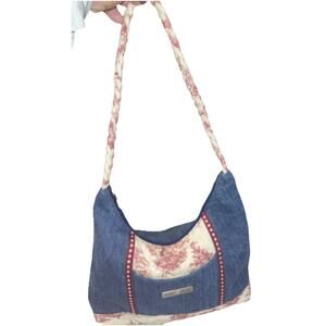 Isabella's Journey Jean & Quilt Shoulder Red Paisley Purse Western Boho